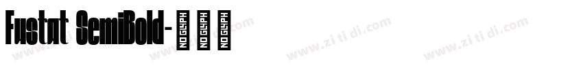 Fustat SemiBold字体转换